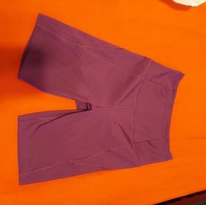 Girlfriend Collective Biker Shorts Size Small in Purple